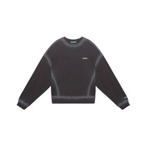 인스턴트펑크 Ms 스프레이 다잉 맨투맨 차콜 프린트 스웨트셔츠