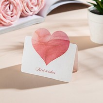 생일축하카드 팝업카드 메세지 세트결혼식 초대 인사말 카드 사랑 필기 축, 01 A-10장 세트