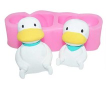 실리콘 몰드 HB_오리브라더 2구/석고방향제 비누 재료