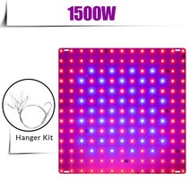 조립식 온실 하우스 다육이 온실하우스 성장 라이트 패널 전체 스펙트럼 실내 꽃, 1500w 169LED, 영국 플러그