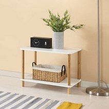 리빙위즈 필러 수납선반 2단, 화이트(상판)