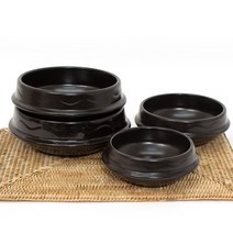 경산세라믹 초강도내열 오모가리 업소용뚝배기 비빔기 찌개솥 뚝배기공장, 1개, 받침3호