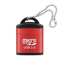 블랙박스 드론 SD카드 마이크로SD카드 USB 마이크로 SDTF 카드 판독기 2.0 미니 휴대 전화 메모리 노트북, 03 Red