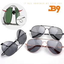 JB9 Change 3컬러 변색 편광렌즈 형상기억합금 고급 보잉선글라스 자외선차단 오버사이즈 제이비나인 체인지