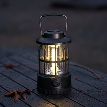 TADAC 로이스토 LED 랜턴 캠핑 조명 캠핑용 LED랜턴, 1, 레트로블랙S