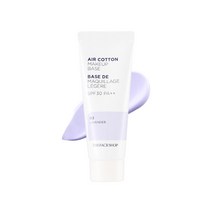 더페이스샵 에어코튼 메이크업 베이스 35g, 라벤더, 1개