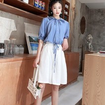 끈리본 여름 반팔 커플룩 기념일 선물 시밀러 셀프 웨딩 촬영 부모님 커플티 신혼 부부 여행 여사친 남사친