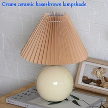 TEELINE 침실 거실에 대 한 빈티지 장식 Led 전구 e27와 크리 에이 티브 나이트 라이트, cream N brown_EU Plug