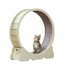 Runcats 원목캣휠 원목캣타워 캣워크 런닝머신 스크래쳐 고양이 실내 운동훈련 헬스기구 DIY 또는 5분만 간이조립 다양한 색상 사이즈, 자체 조립L(102*36*108), 아보카도 그린