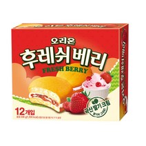 오리온 후레쉬베리 딸기 336g(12개입) x 3개
