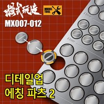 모식완조 마이너스 원형 몰드 엣칭플레이트 MX007