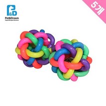 포메라니안 물어오기 노견 분리불안장난감공 웰시코기 2P 5개, 상세페이지 참조