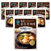 청정원 얼큰순두부찌개 450g 10팩, 10개