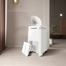 Westinghouse 이동형에어컨 실외기없는에어컨 소형 에어 컨디셔너 냉각 사무실 기숙사, 미니 에어컨 0.5미터