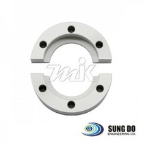 명인코리아 MK 진공 벌크헤드 클램프 AL 알루미늄 국산 (19571), 1개