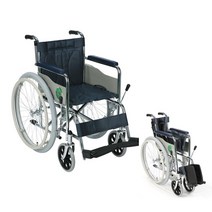 대세엠케어 스틸일반형 수동 휠체어 P1001 휠체어/휠체어용품, 500