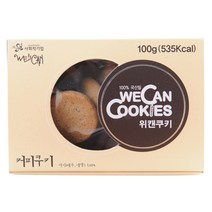 위캔 우리밀 수제쿠키 커피쿠키 100g, 1개