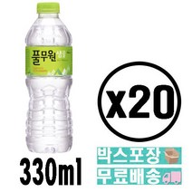 풀무원 샘물 생수 330ml 20페트, 20개