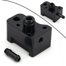 블로우밸브 1PCS 부스트 게이지 탭 블로우 오프 밸브 어댑터 Audi VW TSI EA888 Gen3 18t 20t MK7 MK6 B7 M, 01 Black