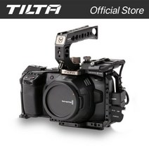 Tilta BMPCC 4K 6K TA-T01-A 카메라 케이지 키트 BlackMagic 용 팔로우 포커스 시스템 배터리 플레이트 포함, Kit B Black, Kit B Black