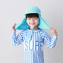아동 플랩캡 썬햇 비치모자 썬캡
