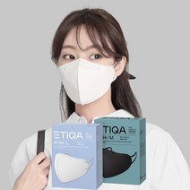 에티카 보건용 마스크 KF94 100매 라운드베이직 새부리형 (+고급 마스크 스트랩), 대형100매, 블랙