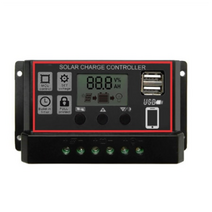 태양광 컨트롤러 충전기 태양전지 간편 50A 60A 80A 100A 새로운 태양 전지, 검은색, 30a