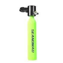 미니 산소통 잠수 휴대용 스쿠버 다이빙 세트 호흡기, 산소통 + 펌프