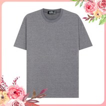 [성년의날]남성 국산 여름 캐주얼 무지 라운드넥 반팔 면 티셔츠 SO-TSH-SO1-그레이
