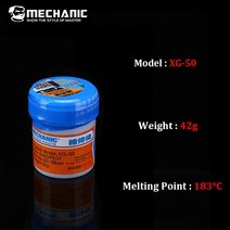 MECHANIC Solder Paste XG-50 BGA Reballing Tin 용접 플럭스 대 한 Rework Tools, 01 XG-50 42g