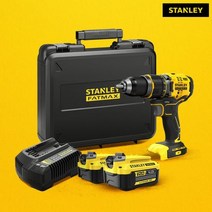스탠리 정품 SBD720M2K 충전드릴드라이버 20V4.0Ah 배터리2개 완벽세트 벨트클립포함, 1세트
