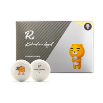 카카오프렌즈 골프 R4 트로피 에디션 (12알), 화이트, 4세트