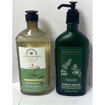 배쓰 앤 바디웍스 아로마테라피 스트레스 릴리프 유칼립투스 스피어민트 바디워시 295ml, 바디로션 워시구성