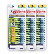 덴탈프로 잭스 치간칫솔 5호 1.5mm 15p x 3개 +사은품, 상세페이지 참조2, 5호 L .1.5mm 15p 3개