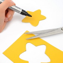 잘라쓰는 자석 매트 냉장고 꾸미기 만들기 메모용, 1개, 소 - 빨강