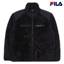 휠라 공용 보아자켓 플리스자켓Project 7 FS2PLC4B01X BLK