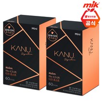 맥심 카누 시그니처 다크 미니 60T x 2개, 60개입