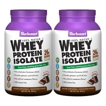 블루보넷 네추럴 웨이 프로틴 아이솔레이트 글루텐 프리 무설탕, 2개, 924g