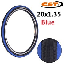 자전거 타이어 튜브 20인치 휠 악세사리 Cst c1288 20inch 20x1.35 작은 바퀴 37-406 초경량 스피드 웨이 사이클링 교체 부품, 20x1.35 블루 1 개