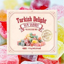터키딜라이트 믹스후르츠향 젤리115g 건강간식, 115g x 1개