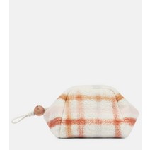 Loro Piana 로로 피아나 Puffy 스몰 캐시미어 실크 파우치