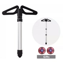 세그웨이나인봇 jaycreer 세그웨이 나인봇 s 용 자체 균형 전기 스쿠터 연장 막대 호환, 사이즈 01