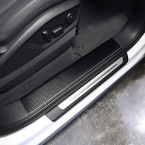 JS automotive 제네시스G80 차량전용 실내 기스방지 카본 도어스텝 발판 튜닝 몰딩 랩핑 인테리어 악세사리 용품