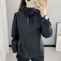 JINPEI여성패션트렌치코트 봄가을 허리조임 후드점퍼 루즈핏 하프 트렌치코트