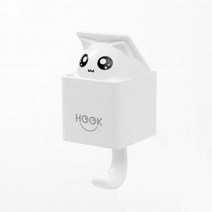 UTT275908 마스크걸이열쇠 팝업후크 접착식 가방걸이(화이트) 현관 꼭꼬핀 자석후크, 1