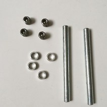 전기자전거 original gotway monster acm mcm 테슬라 페달 액슬 페달 고정 링 나사 고트웨이 외발 예비 부품, 차축만, 01 axle with screw