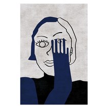 산뜻한 북유럽 아트 러그 독특한디자인 봄 홈스타일링 먼지안나는 부드러운 카페트 거실 침실 식탁 아이방 원룸 사계절 특대형 숙박업 집들이 감성 선물 북유럽인테리어 선택13