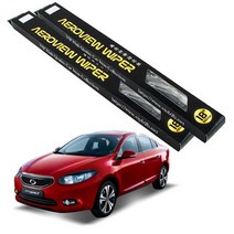 VIP 뉴SM3 에어로뷰 와이퍼 550mm 400mm, 없음