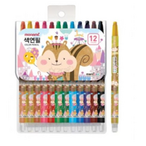 모나미 모니주 샤프식 색연필 여, 12색, 30세트