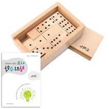 크리스마스 유치원 놀이수학 원목 도미노 프리스텝 호기심자극 가베도미노, 교재만